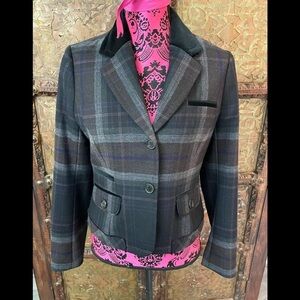 Pink Tartan jacket size 8